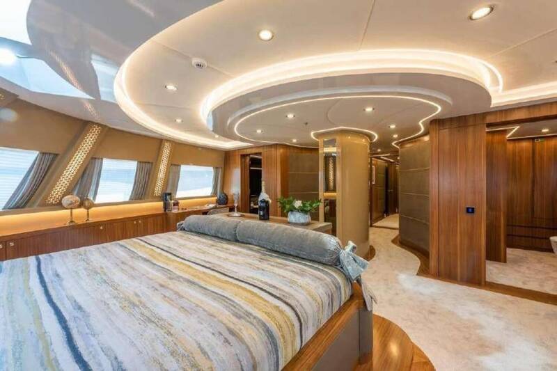 Master cabin on the main deck