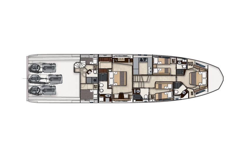 Lower deck