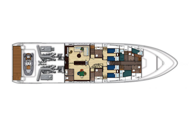 Lower deck (plan #1)