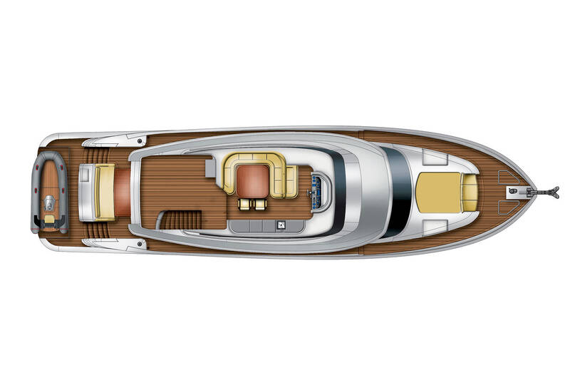 Flybridge (sundeck) Magellano 76