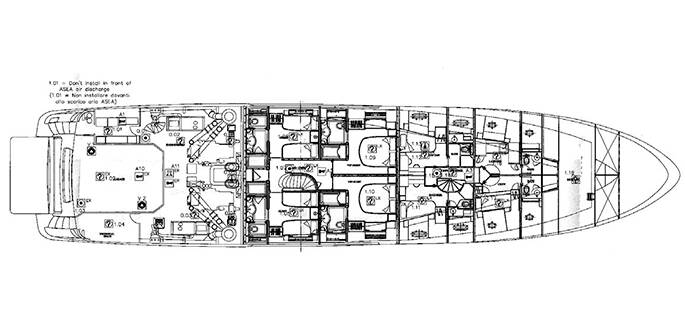 Lower deck