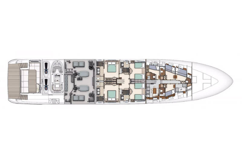 Lower deck