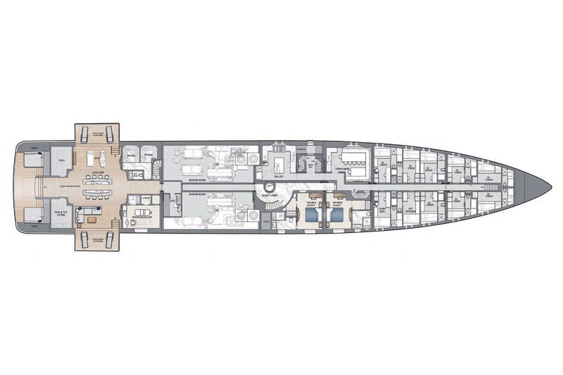 Lower deck