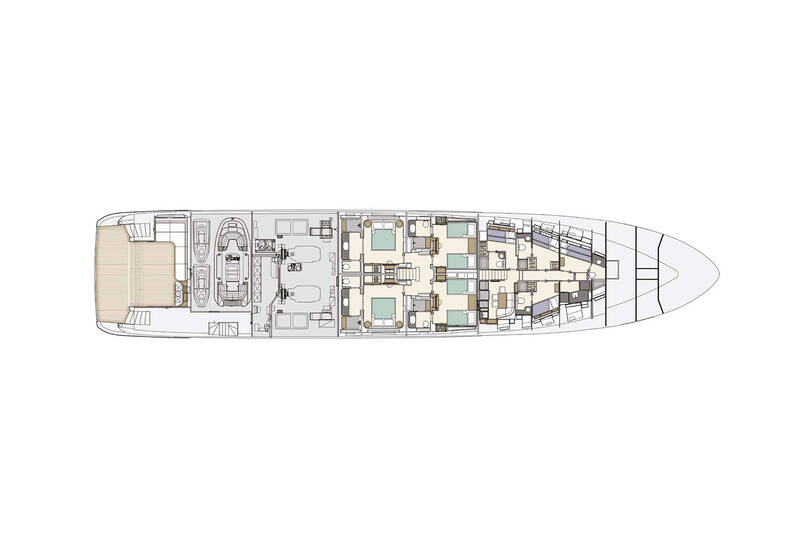 Lower deck