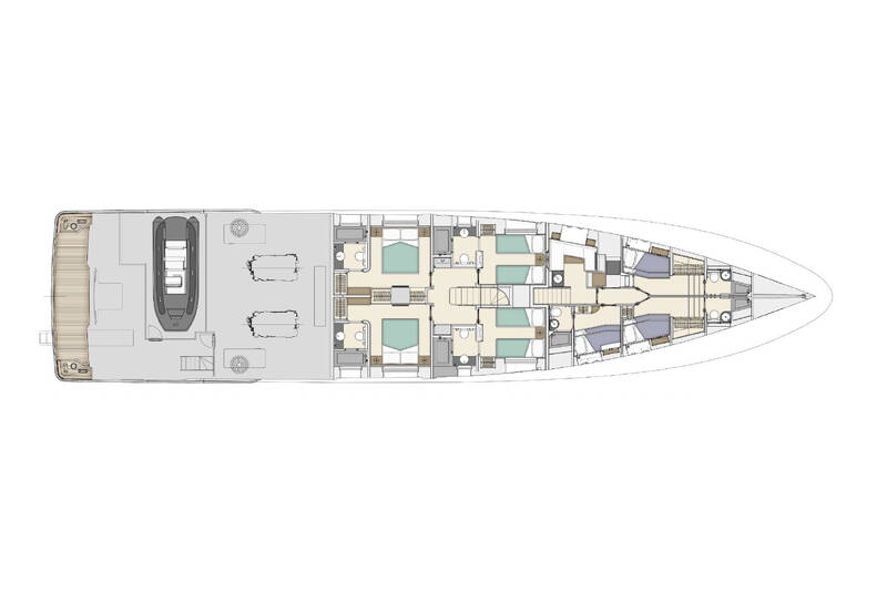 Lower deck