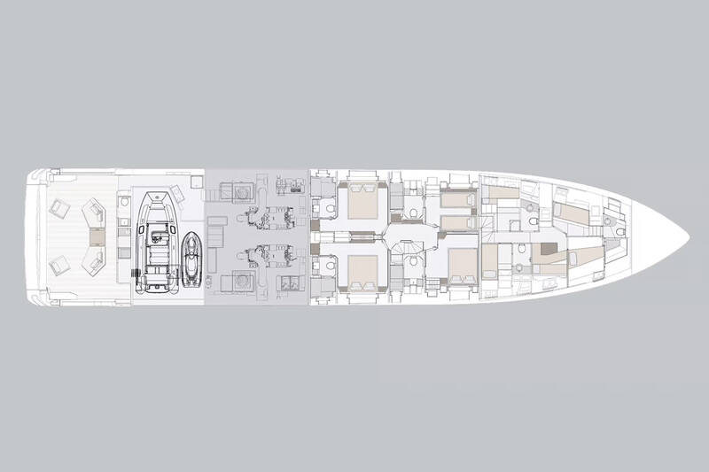 Lower deck
